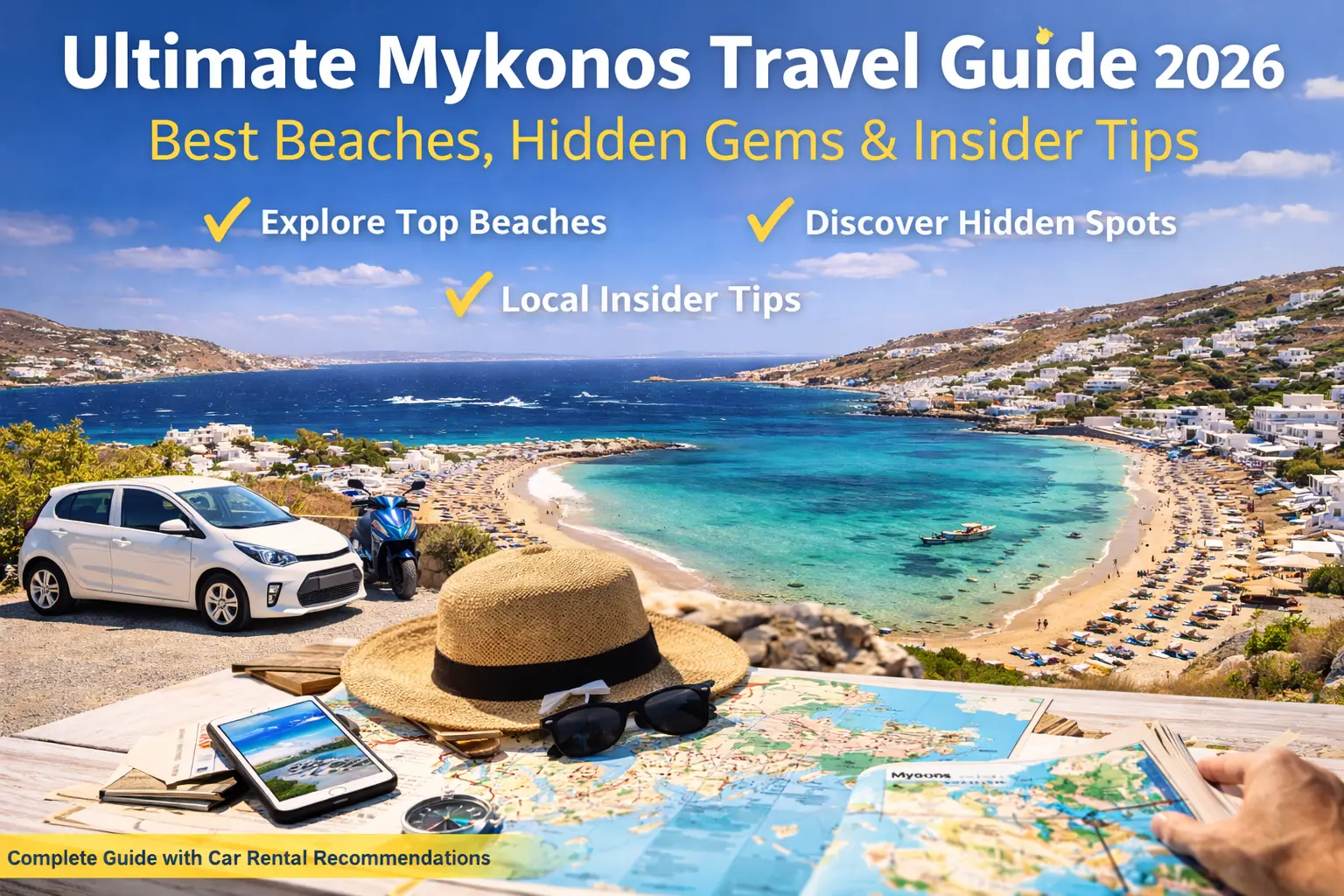 Best Mykonos Beaches You Can Reach by Car - Complete 2026 Guide